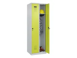 locker,HxBxD 1850x600x500mm,2vak,vak B 300mm,draaigrendel