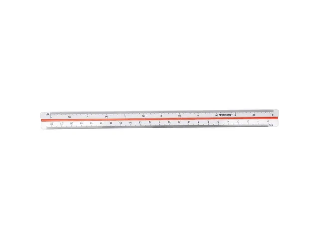 Echele de réduction Westcott 30cm 1:20-25-33,33-50-75-100