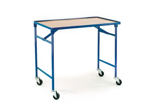 Vouwbare tafelwagen,draagverm. 150kg,1etage(s),laadvl. LxB 1000x600mm