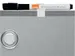 Tableau Blanc Nobo Slim Line 43x58cm Argent
