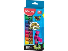 Color'Peps plakkaatverf, 12ml, 12 tubes assorti