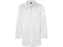 Fristads 3080 ELP ESD stofjas wit Oeko-tex maat XL