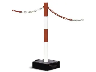Kettingstaander Mobiel Staalbuis Hxø 1000X60Mm Met Handgreep - 4