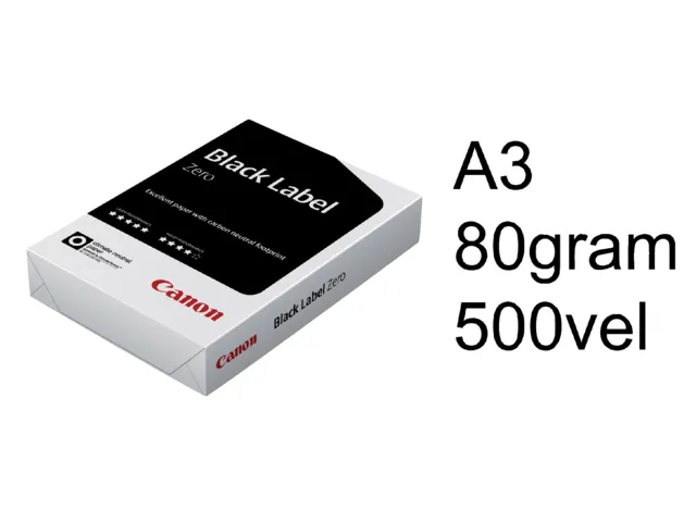 Kopieerpapier Canon Black Label Zero A3 80 Gram Wit 500Vel