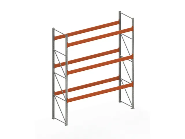 palletstelling,grondveld,HxBxD 4400x3770x1100mm,vakl. 3000kg