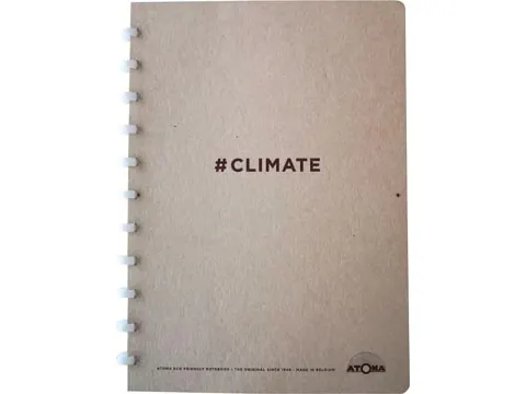 Climate schrift A5 144 bladzijden geruit 5 mm