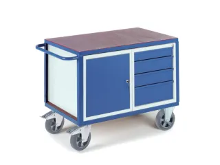 kastwagen,draagverm. 1000kg,laadvl. LxB 1080x700mm,zeefdrukplaatplaat - 1