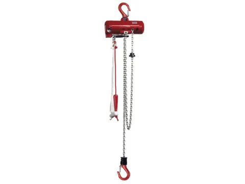 Persluchtkettinglier Draagvermogen 0.5t Met Kettingbesturing