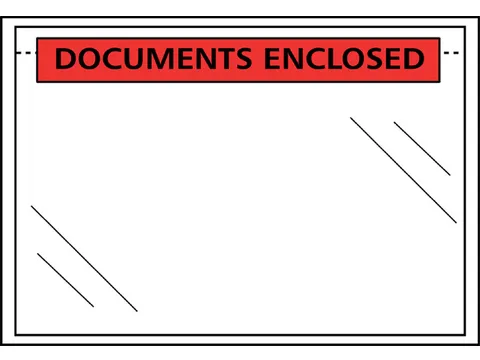 Paklijstenvelop Cleverpack Zelfklevend C5 155x230mm Documents Enclosed