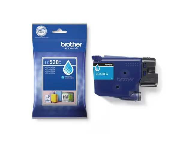 Inktcartridge Brother LC-528C cyaan 5.000 pagina's