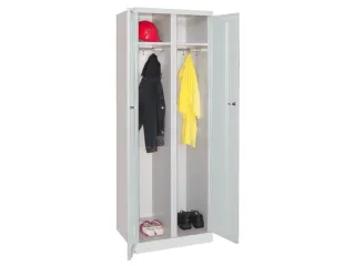 kleding-/wasgoedkast,RAL 7035,HxBxD 1800x600x500mm,vak B 300mm - 1