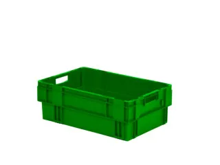 Euronorm Draaistapelbak Pp Hxlxb 210X600X400Mm 38L Groen - 1