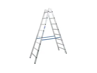 Bokladder Dubbelzijdig Aluminium L 2.35m 2x8sporten - 3