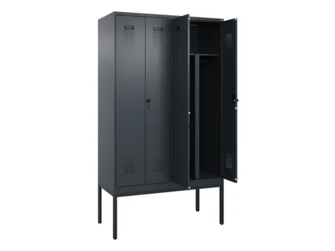 PBM-locker,HxBxD 2120x1200x500mm,4vak,vak B 300mm,draaigrendel