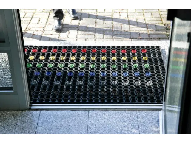 Schoonloopmat Rubber 100x150 Cm Gewicht 9kg/m² Shore Hardheid 55
