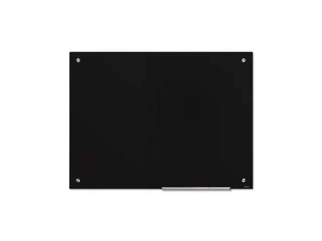 Scritto Glasbord Zwart 90x120 cm met stift