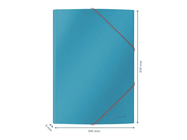 Elastomap Leitz Cosy A4 3-kleps blauw