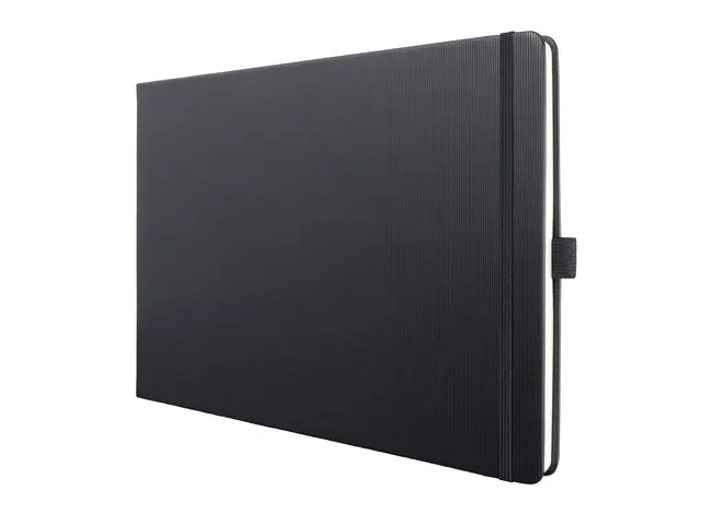 Carnet Conceptum A4, couverture souple noire, couverture rigide, 132 p