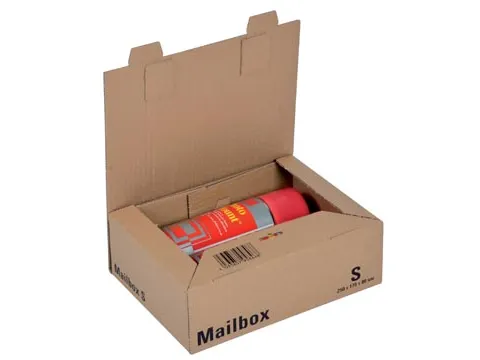 Verzenddoos 250x175x80mm Bruin