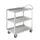 Etagewagen,Draagverm. 150Kg,3Etage(S),Etage(S) Grijs,Grijs