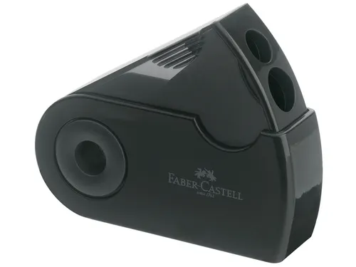 puntenslijper Faber-Castell "Sleeve" zwart 2-gaats