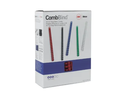 Bindrug GBC 22mm 21-rings A4 zwart 100stuks