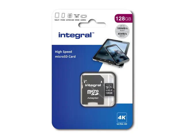 Geheugenkaart Integral microSDXC 128GB