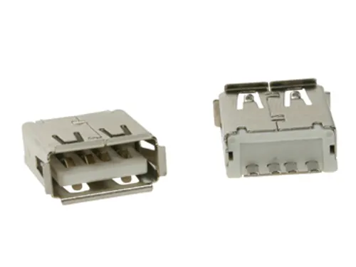 Usb A Vrouwelijk, Enkelvoudige Connector 180°, Voor Pcb