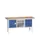 werkbank,HxBxD 830-930x1750x600mm,multiplexblad,uitrusting: 3laden