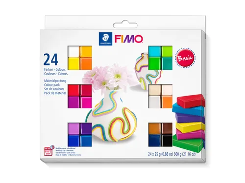 Boetseerklei Fimo soft set colour pak à 24 kleuren