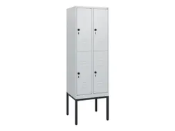 dubbeldekse locker,HxBxD 1950x600x500mm,2x2vak.,vak B 300mm