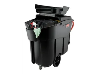 Mega Brute Mobiele Afvalverzamelaar Rubbermaid Zwart - 6