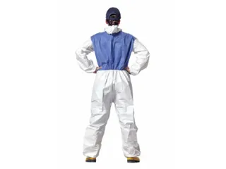 RSG Cool Workwear overall Blauw/Wit maat XXL doos van 25 stuks - 1