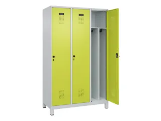locker voor scheiding van kleding,HxBxD 1950x1200x500mm,3vak - 1