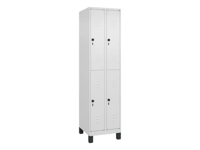 dubbeldekse locker,HxBxD 1950x500x500mm,2x2vak.,vak B 250mm
