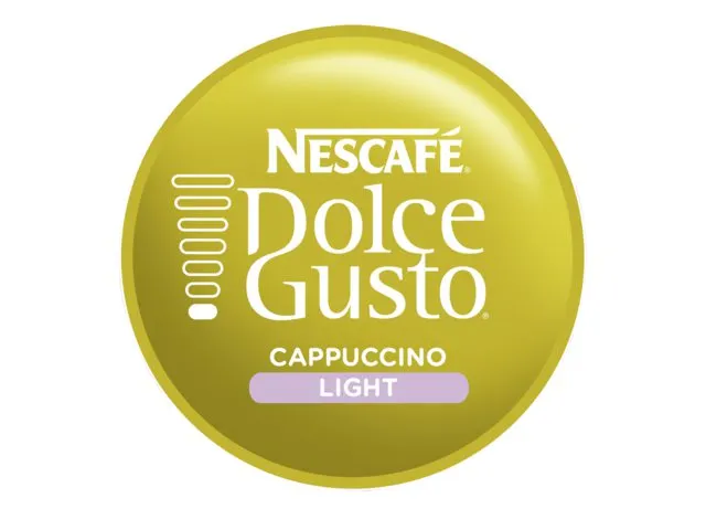 Koffiecups Dolce Gusto cappuccino light 16 stuks voor 8 kopjes