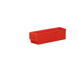 stellingbak,HxBxD 81x91x300mm,PP,rood - 2