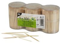 Tandenstoker, 3 Kokers Van 500 Stuks