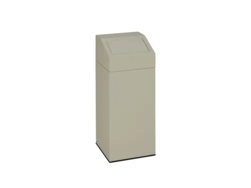 Afvalverzamelaar 76 Liter 890x380x380mm Sticker Restafval Ral 7032