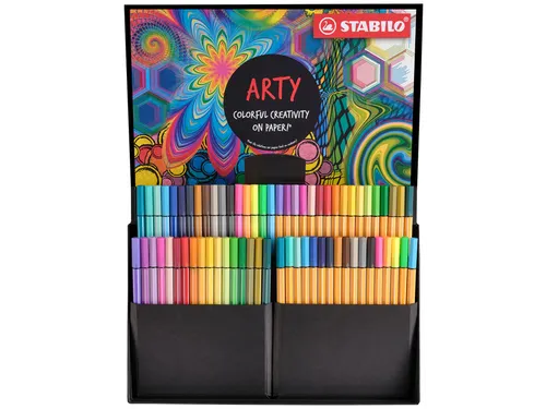 Fineliner STABILO point 88 & Pen 68 Arty creative assorti luxe box