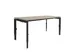 Bureau Linesto N3 hoogte instelbaar 140x80cm Robson eiken, poot Zwart