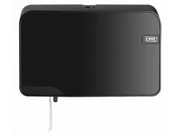 CMT Quartz Toiletrolhouder Duo Coreless Zwart