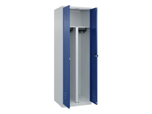 PBM-locker,HxBxD 1850x600x500mm,2vak,vak B 300mm,draaigrendel