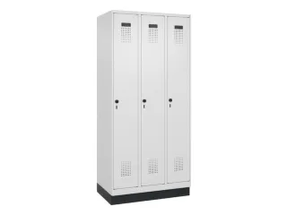 locker,HxBxD 1950x900x500mm,3vak,vak B 300mm,draaigrendel,sokkel - 3