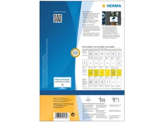 HERMA 9539 Weervast Outdoor folie-etiket A4 99,1x139mm Wit 160 stuks - 2