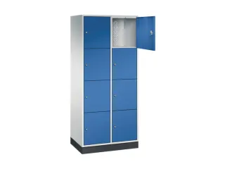 grootvolume-lockersysteem,RAL 7035/RAL 5010,HxBxD 1950x820x500mm - 1