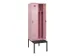 locker met bank,voor scheiding van kleding,HxBxD 2120x600x815mm,2vak