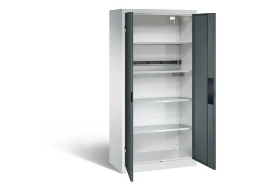 acculaadkast 1950x930x500mm 5stekkerdozen 230V cil.-slot front RAL7016