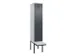 locker met bank,voor scheiding van kleding,HxBxD 2120x400x815mm,1vak