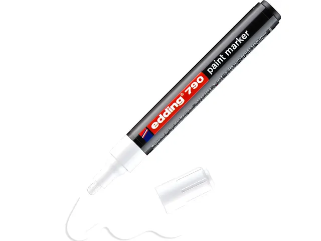 Paintmarker edding 790 alcoholbasis 2-3mm wit